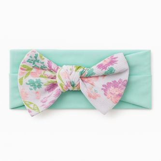 Βρεφική Κορδέλα με Φλοράλ Φιόγκο Veraman bow floral 8184